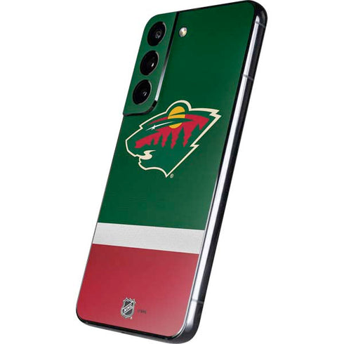 NHL Minnesota Wild Jersey Galaxy S22 Skin