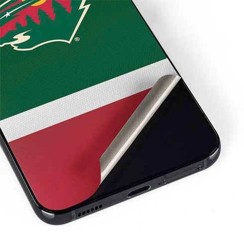 NHL Minnesota Wild Jersey Galaxy S22 Skin