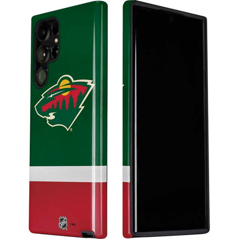 NHL Minnesota Wild Jersey Galaxy S22 Ultra Pro Case