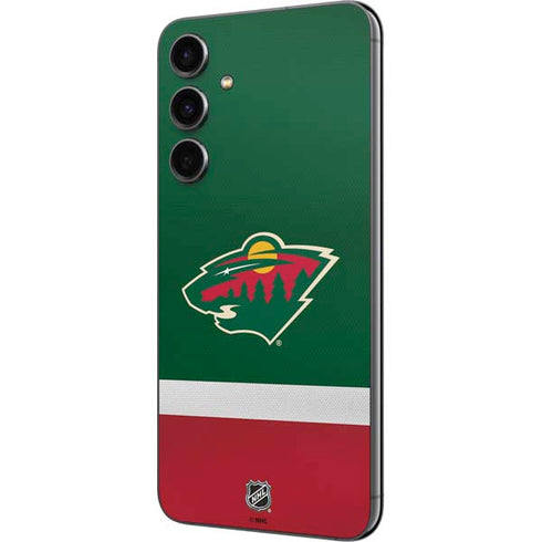 NHL Minnesota Wild Jersey Galaxy S23 FE Skin