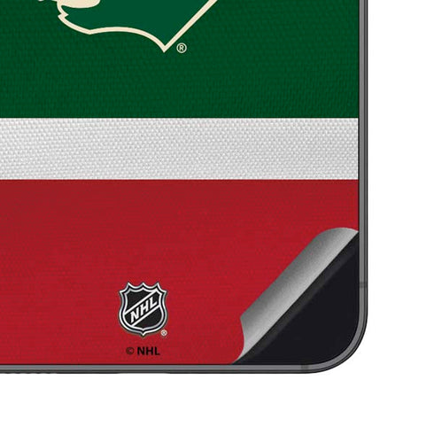 NHL Minnesota Wild Jersey Galaxy S23 FE Skin
