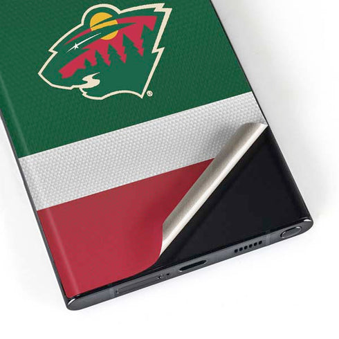 NHL Minnesota Wild Jersey Galaxy S23 Ultra Skin