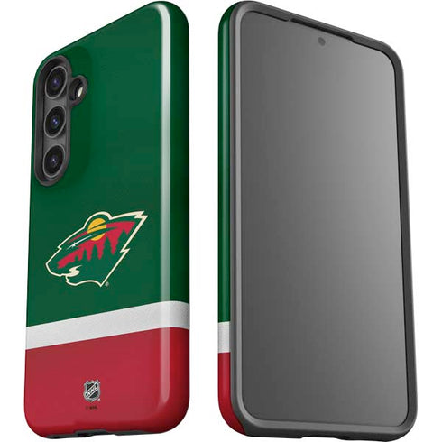 NHL Minnesota Wild Jersey Galaxy S24 Plus Impact Case