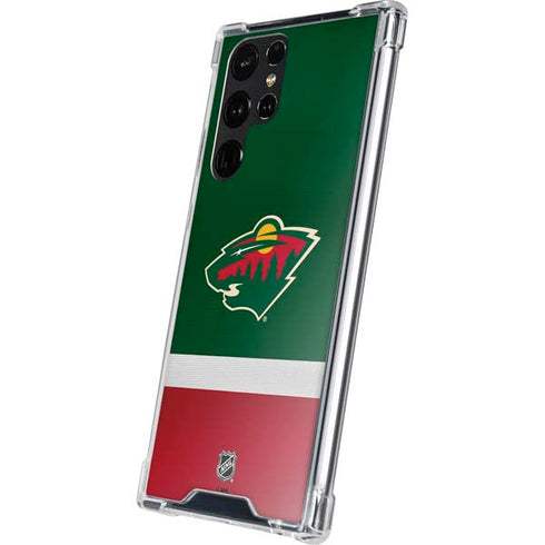NHL Minnesota Wild Jersey Galaxy S24 Ultra Clear Case