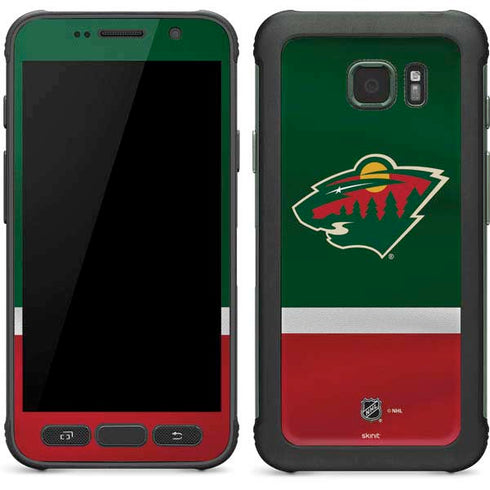 NHL Minnesota Wild Jersey Galaxy S7 Active Skin