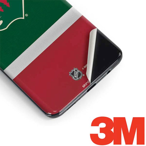 NHL Minnesota Wild Jersey Galaxy S9 Skin