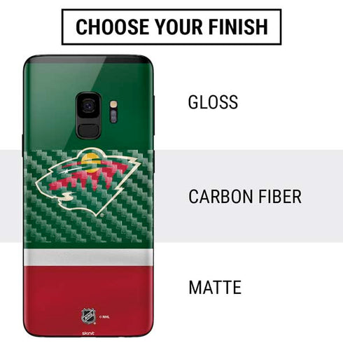 NHL Minnesota Wild Jersey Galaxy S9 Skin