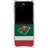 NHL Minnesota Wild Jersey Galaxy Z Flip5 5G Clear Case