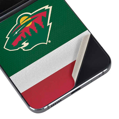NHL Minnesota Wild Jersey Galaxy Z Flip5 5G Skin