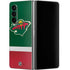NHL Minnesota Wild Jersey Galaxy Z Fold4 5G Skin