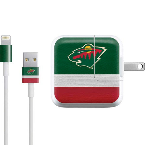NHL Minnesota Wild Jersey iPad Charger (10W USB) Skin