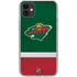 NHL Minnesota Wild Jersey iPhone 11 Clear Case