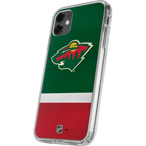 NHL Minnesota Wild Jersey iPhone 11 Clear Case