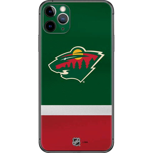 NHL Minnesota Wild Jersey iPhone 11 Pro Max Skin