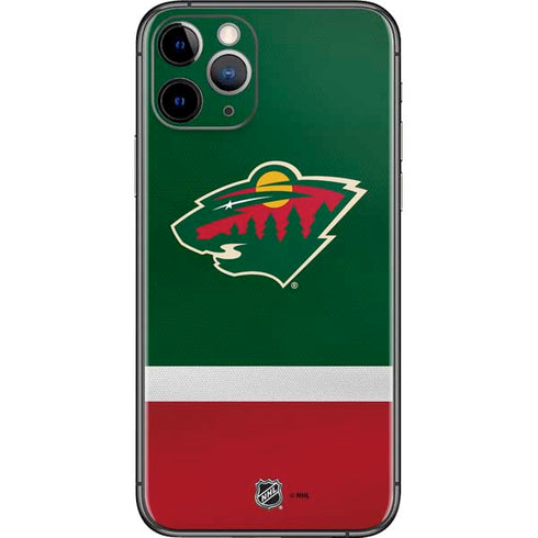 NHL Minnesota Wild Jersey iPhone 11 Pro Skin
