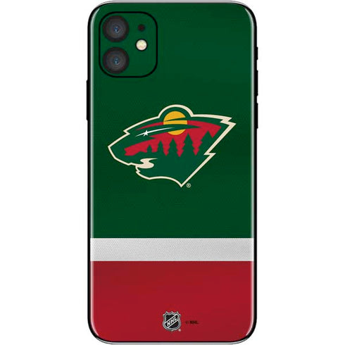 NHL Minnesota Wild Jersey iPhone 11 Skin