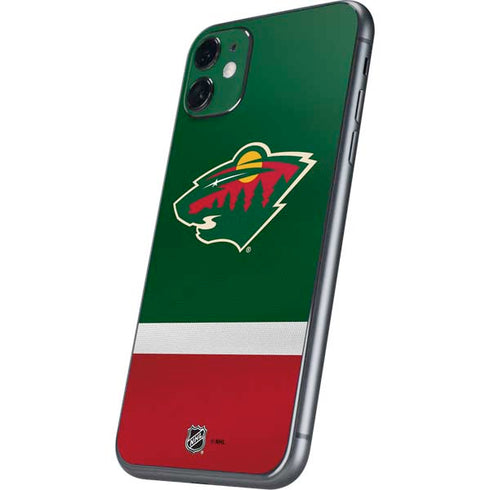 NHL Minnesota Wild Jersey iPhone 11 Skin