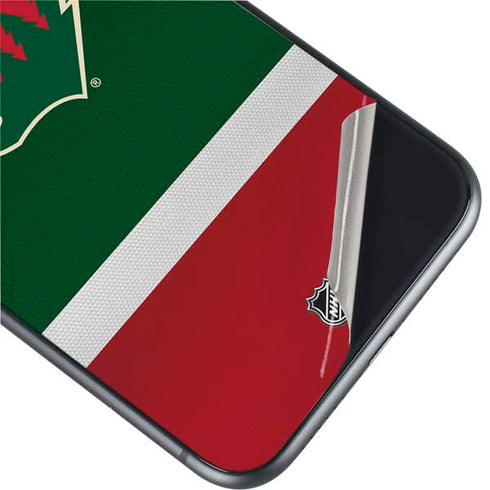 NHL Minnesota Wild Jersey iPhone 11 Skin