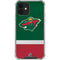 NHL Minnesota Wild Jersey iPhone 12 Mini Clear Case