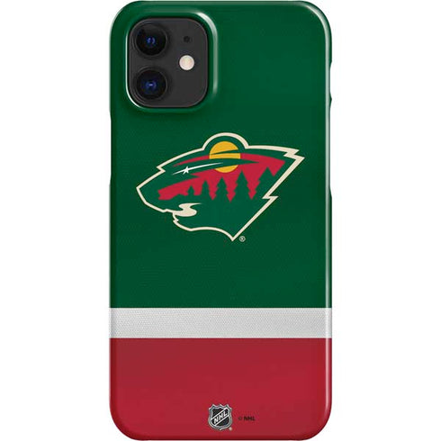 NHL Minnesota Wild Jersey iPhone 12 Mini Lite Case