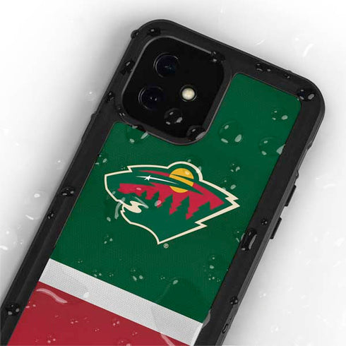 NHL Minnesota Wild Jersey iPhone 12 Mini Waterproof Case