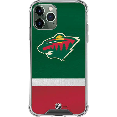 NHL Minnesota Wild Jersey iPhone 12 Pro Clear Case