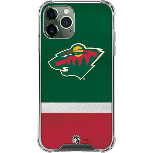 NHL Minnesota Wild Jersey iPhone 12 Pro Max Clear Case