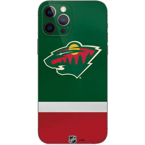 NHL Minnesota Wild Jersey iPhone 12 Pro Skin
