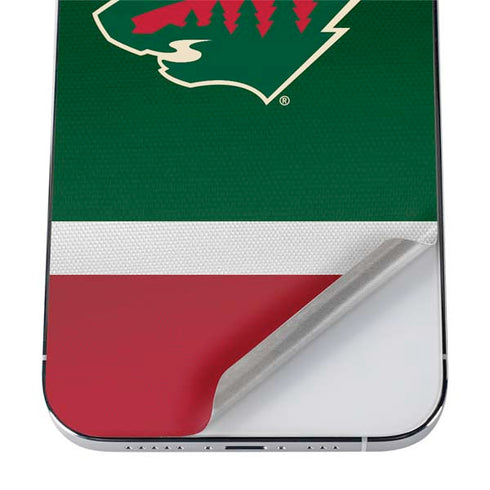 NHL Minnesota Wild Jersey iPhone 12 Pro Skin