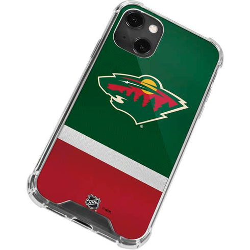 NHL Minnesota Wild Jersey iPhone 13 Mini Clear Case