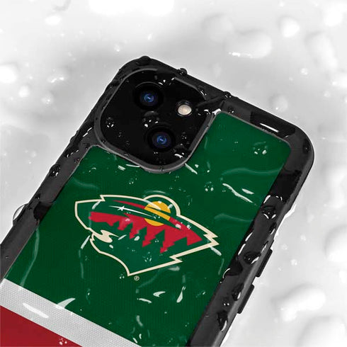 NHL Minnesota Wild Jersey iPhone 13 Mini Waterproof Case