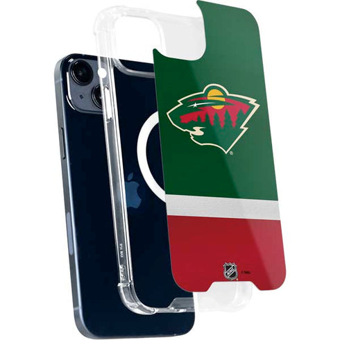 NHL Minnesota Wild Jersey iPhone 15 Plus MagSafe Case