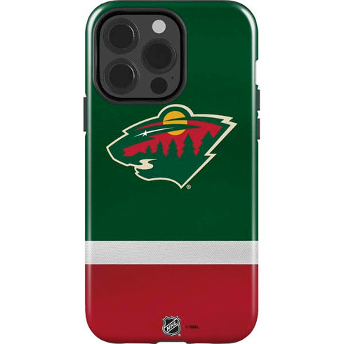 NHL Minnesota Wild Jersey iPhone 14 Pro Impact Case