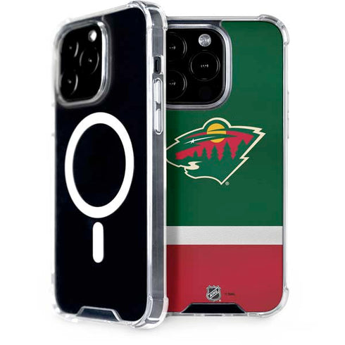 NHL Minnesota Wild Jersey iPhone 15 Pro MagSafe Case