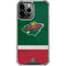 NHL Minnesota Wild Jersey iPhone 14 Pro Max Clear Case