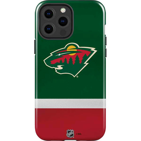 NHL Minnesota Wild Jersey iPhone 15 Pro Max Impact Case