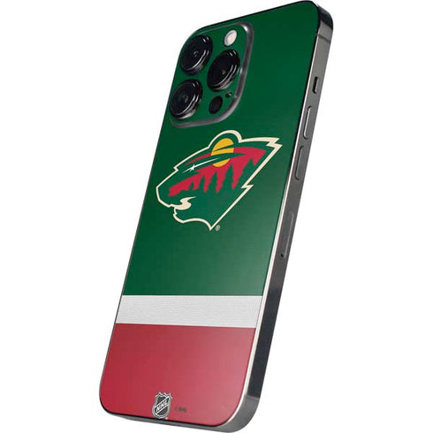 NHL Minnesota Wild Jersey iPhone 14 Pro Max Skin