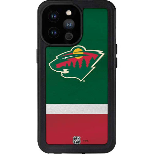 NHL Minnesota Wild Jersey iPhone 14 Pro Max Waterproof Case