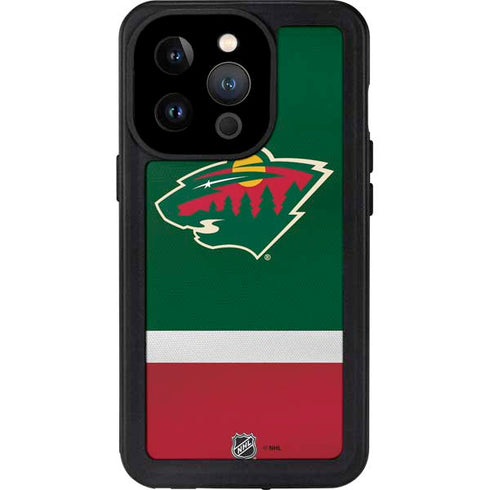 NHL Minnesota Wild Jersey iPhone 14 Pro Waterproof Case
