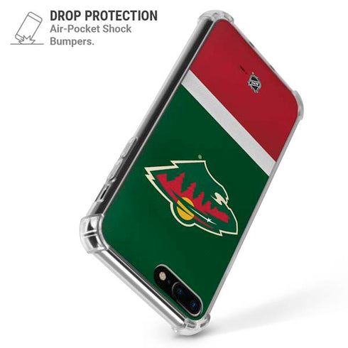 NHL Minnesota Wild Jersey iPhone 7/8 Plus Clear Case