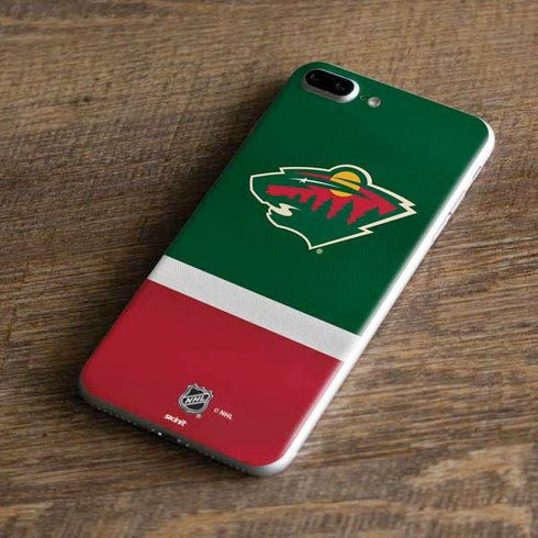 NHL Minnesota Wild Jersey iPhone 8 Plus Skin