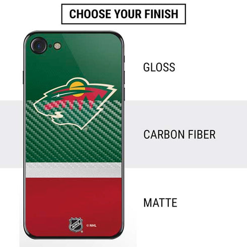 NHL Minnesota Wild Jersey iPhone SE (2nd & 3rd Gen) Skin