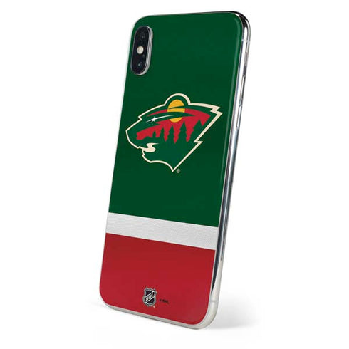 NHL Minnesota Wild Jersey iPhone X Skin