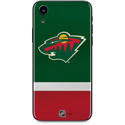 NHL Minnesota Wild Jersey iPhone XR Skin