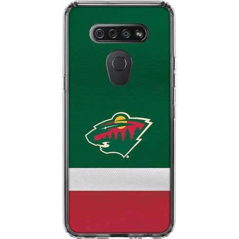 NHL Minnesota Wild Jersey LG K51/Q51 Clear Case
