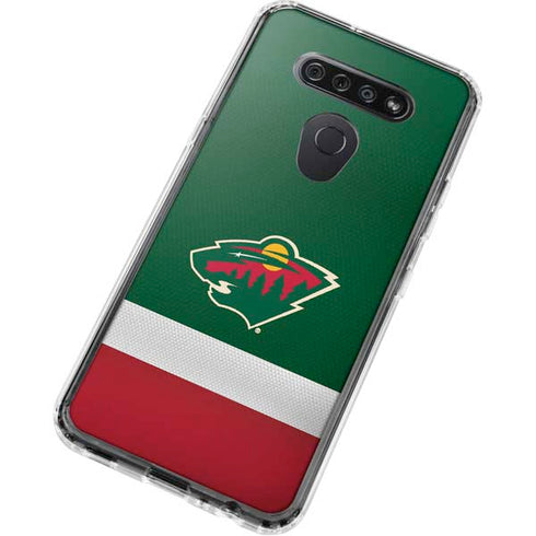 NHL Minnesota Wild Jersey LG K51/Q51 Clear Case