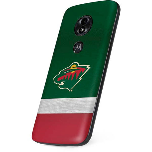 NHL Minnesota Wild Jersey Moto E5 Play Skin