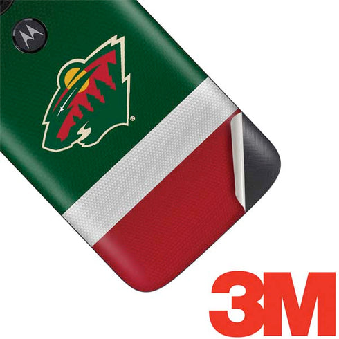NHL Minnesota Wild Jersey Moto E5 Play Skin