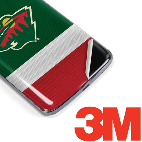 NHL Minnesota Wild Jersey Moto E5 Plus Skin