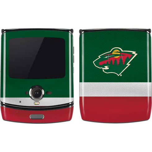 NHL Minnesota Wild Jersey Motorola RAZR Skin